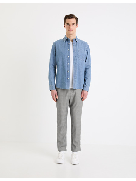 Celio Сиви мъжки панталони Celio Gocarre