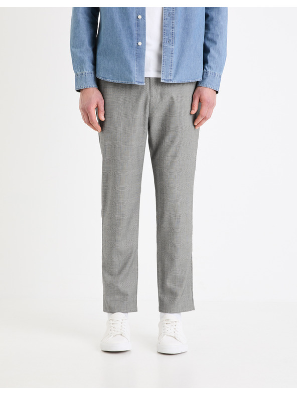 Celio Сиви мъжки панталони Celio Gocarre