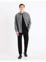 Celio Сива мъжка дънкова риза Celio Gagusti1