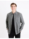 Celio Сива мъжка дънкова риза Celio Gagusti1