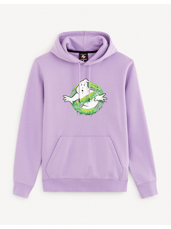 Celio Светлолилав мъжки суитшърт Celio Ghostbusters