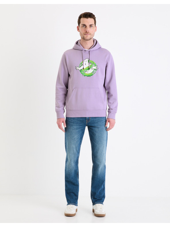 Celio Светлолилав мъжки суитшърт Celio Ghostbusters