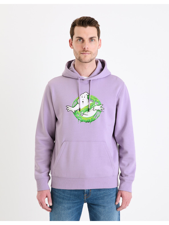 Celio Светлолилав мъжки суитшърт Celio Ghostbusters
