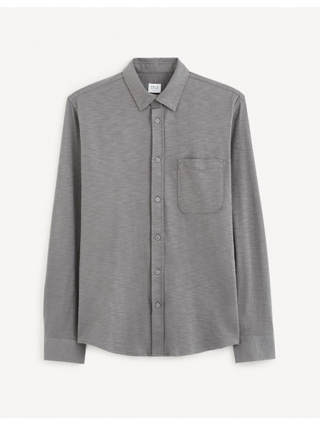 Celio Сива мъжка риза Celio Gaselle