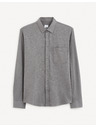 Celio Сива мъжка риза Celio Gaselle