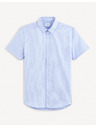 Celio Светлосиня мъжка риза на райета Celio Fasanuremc