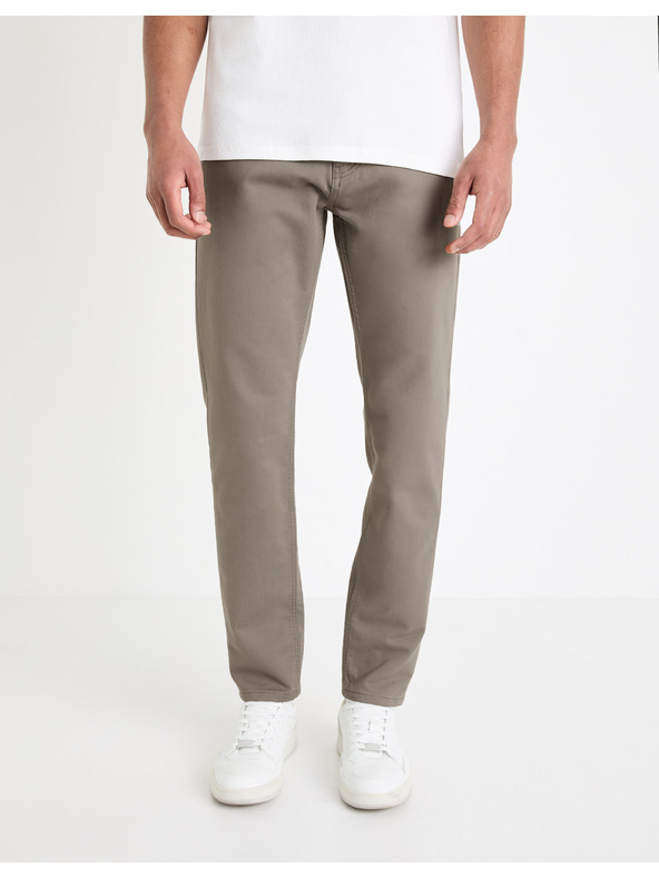 Celio Бежов мъжки панталон Celio Gofive