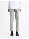 Celio Светлосиви мъжки карирани панталони чино Celio Gocarreau