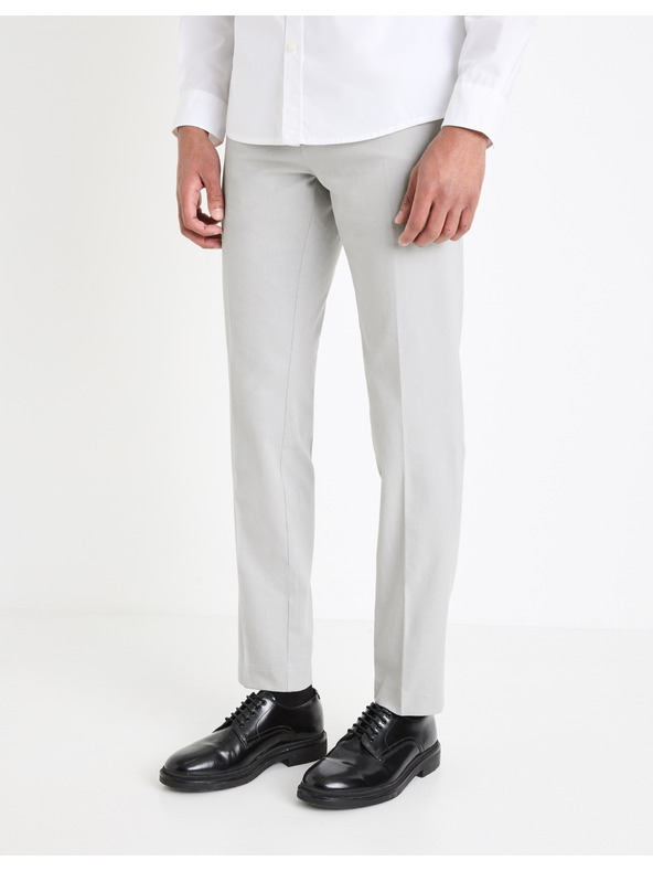 Celio Светлосиви мъжки панталони тип "чино" Celio Gosi