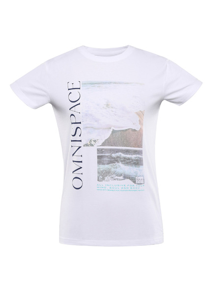 NAX Бяла дамска тениска NAX NERGA