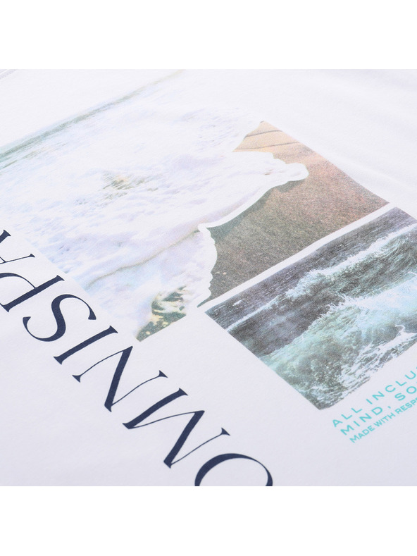 NAX Бяла дамска тениска NAX NERGA