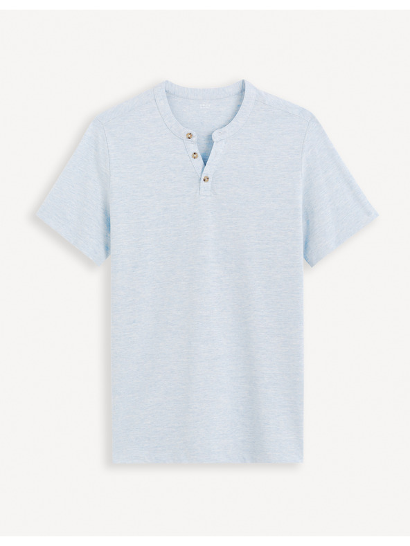 Celio Светлосиня мъжка риза Celio henley Cegeti