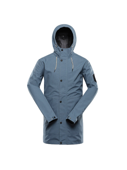 ALPINE PRO Синьо мъжко водоустойчиво палто ALPINE PRO PERFET