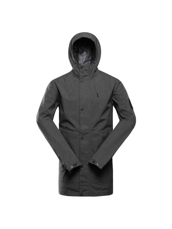ALPINE PRO Мъжко сиво палто с мембрана PTX ALPINE PRO Perfet