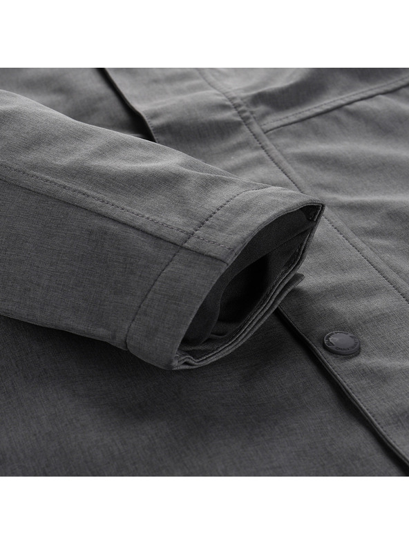 ALPINE PRO Мъжко сиво палто с мембрана PTX ALPINE PRO Perfet