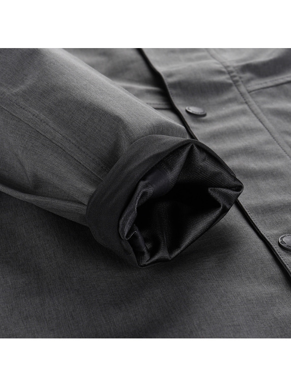 ALPINE PRO Мъжко сиво палто с мембрана PTX ALPINE PRO Perfet