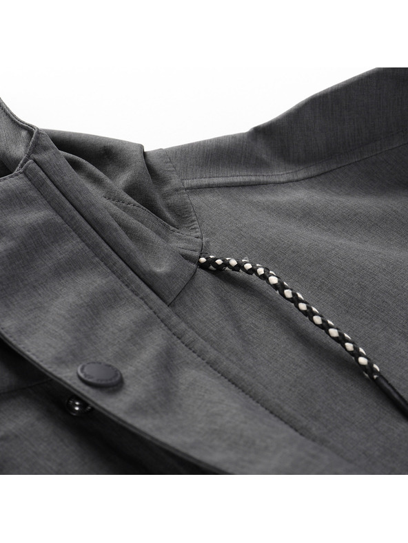 ALPINE PRO Мъжко сиво палто с мембрана PTX ALPINE PRO Perfet