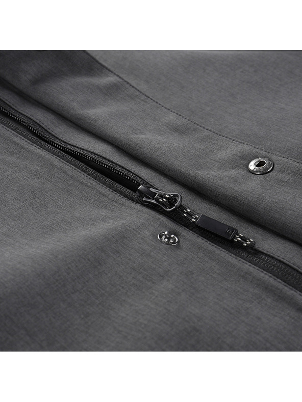 ALPINE PRO Мъжко сиво палто с мембрана PTX ALPINE PRO Perfet