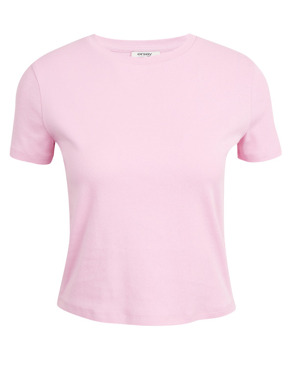 Orsay Розова дамска къса тениска ORSAY