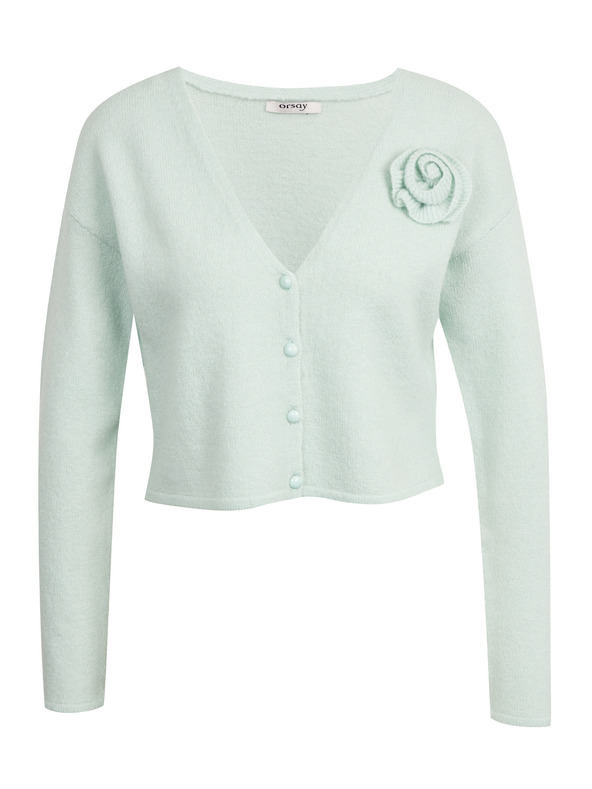 Orsay Дамска жилетка с примес на вълна в цвят мента ORSAY