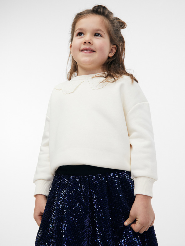 Orsay Тъмносиня пола за момичета с пайети ORSAY