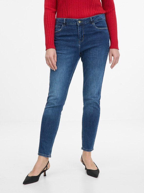 Orsay Тъмносини дамски jeggins дънки ORSAY