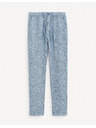 Celio Сини мъжки панталони от лен Celio Dolinusco