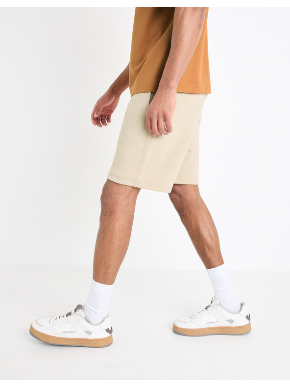 Celio Бежови мъжки спортни шорти Celio Toshort