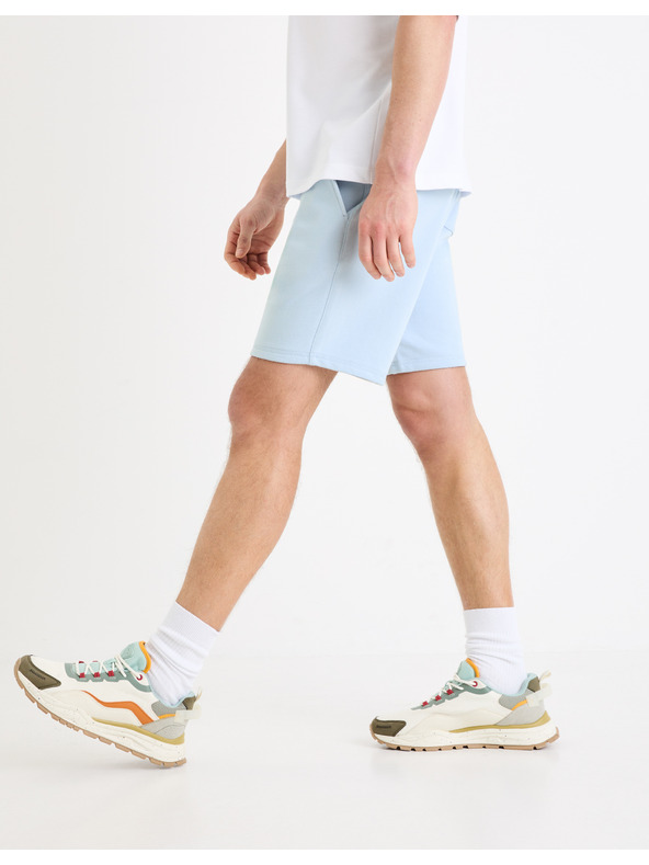 Celio Светлосини мъжки спортни къси панталони Celio Toshort