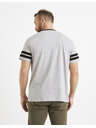 Celio Светлосива мъжка тениска с щампа Celio