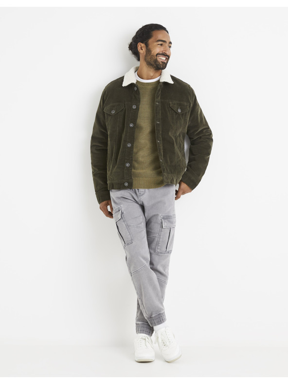 Celio Основен пуловер в цвят каки Celio Vecold