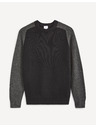 Celio Сив и черен мъжки пуловер Celio