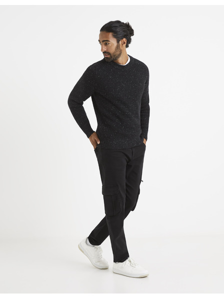 Celio Черен мъжки пуловер Celio