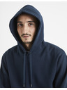 Celio Тъмносиньо мъжко яке с качулка Celio Vesix