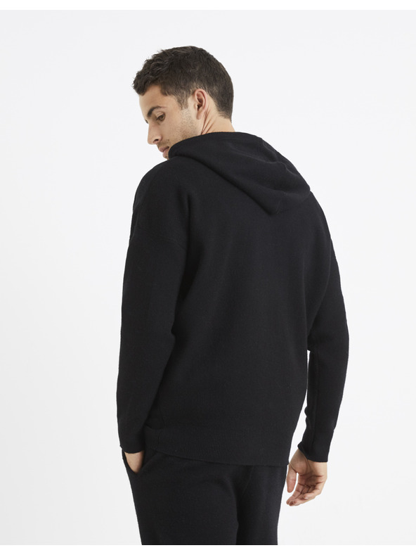 Celio Черен мъжки пуловер Celio Vesweety