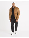Celio Кафяво мъжко ватирано зимно яке Celio Vusun