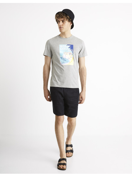 Celio Celio Cevinty Monte Carlo сива памучна тениска
