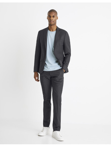 Celio Тъмно сив мъжки официален панталон Celio Colexus