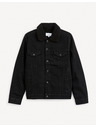 Celio Черно мъжко дънково яке с косъм Celio Cudensherp