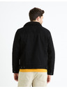 Celio Черно мъжко дънково яке с косъм Celio Cudensherp