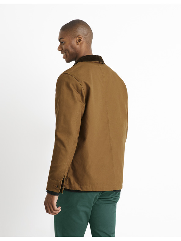 Celio Кафяво мъжко олекотено яке Celio Cucanvas