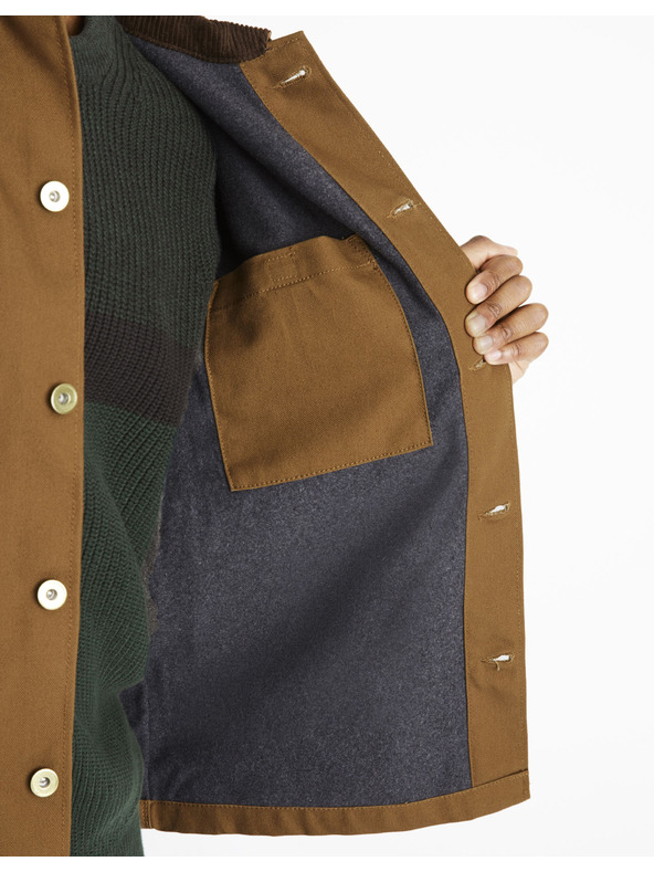 Celio Кафяво мъжко олекотено яке Celio Cucanvas