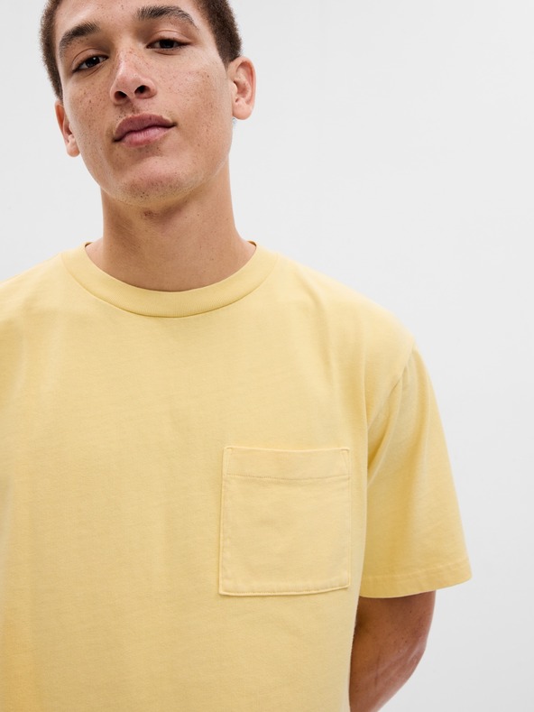 GAP Памучна тениска с висока плътност GAP