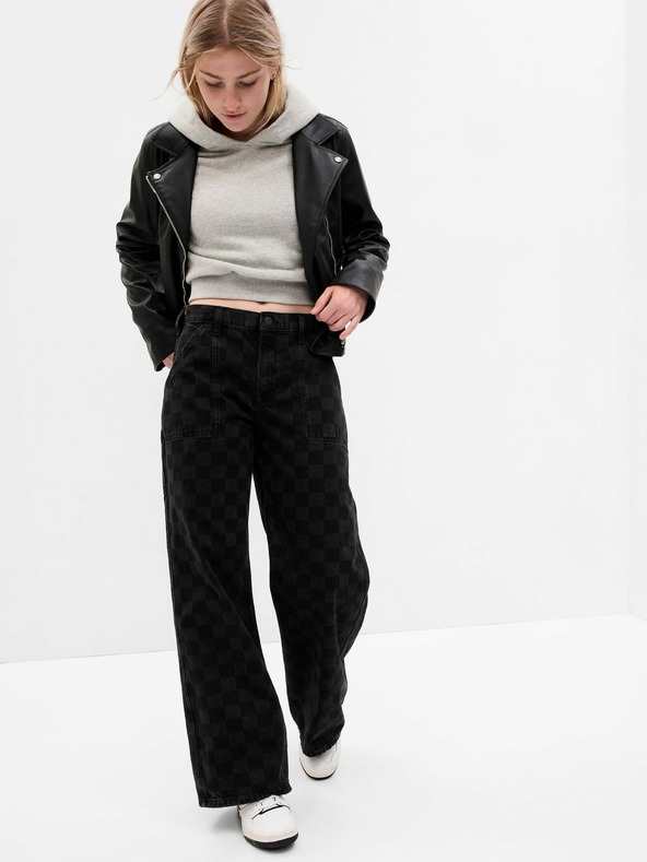 GAP Детски дънки wide stride GAP