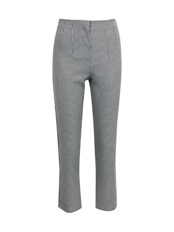 Orsay Черен дамски панталон с десен ORSAY