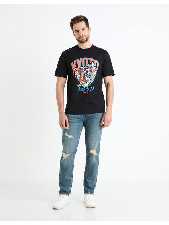 Celio Сини мъжки дънки с тясна кройка Celio Fostroy