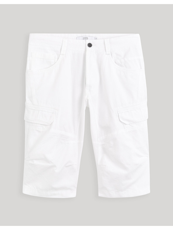 Celio Бели мъжки къси панталони Celio Bocourtbm1