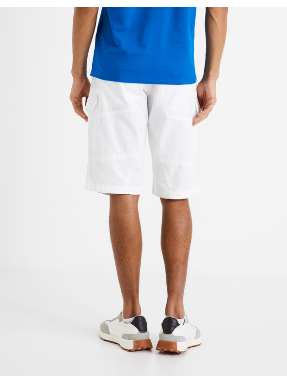 Celio Бели мъжки къси панталони Celio Bocourtbm1