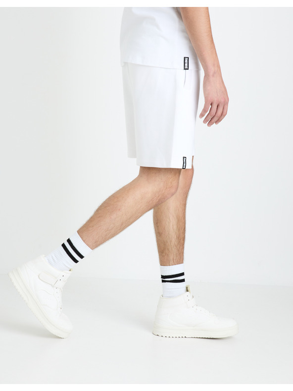 Celio Бели мъжки спортни панталони Celio Fortnite