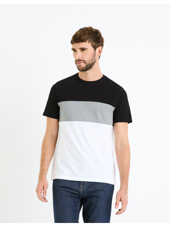 Celio Бяло-черна мъжка риза Celio Febloc